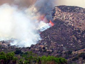 California wildfire garage door battery backup